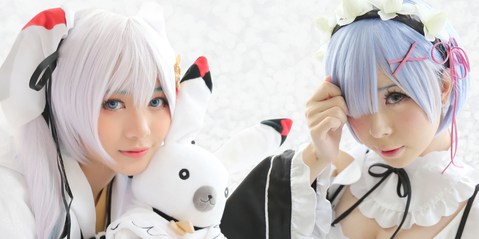 Holiday Matsuri 2024 - Two women in Japanese cosplay anime 