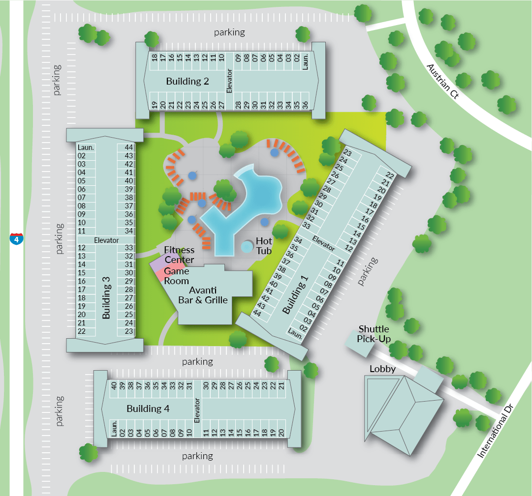 map of the property